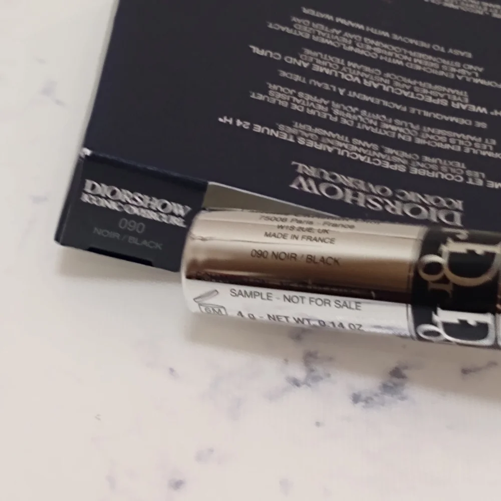 Dior Diorshow Iconic Overcurl Mascara Black Travel Mini Size .14 oz